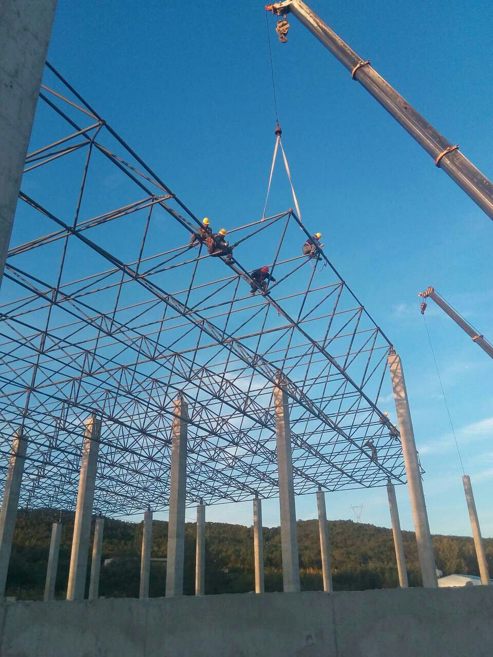 臺州汪清物流園網架