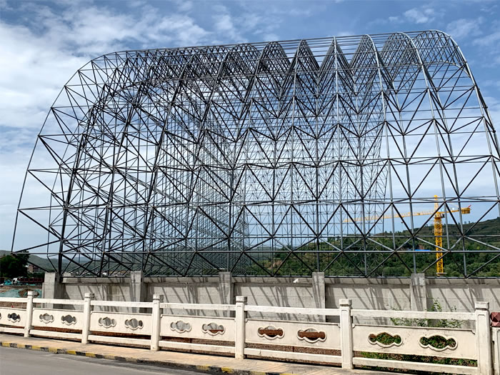 江西山寨礦儲煤棚網架