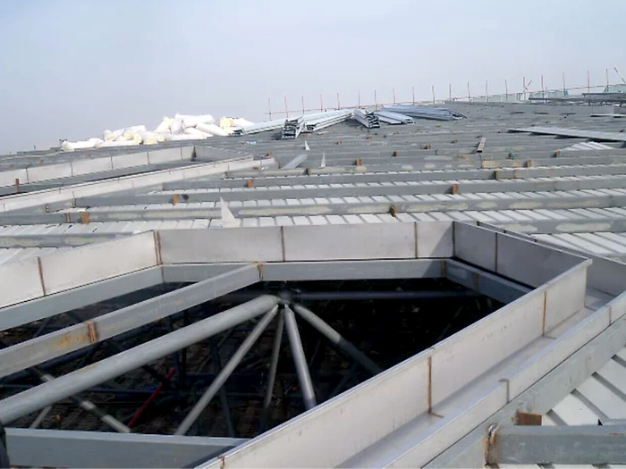 長沙安吉縣體育館網架