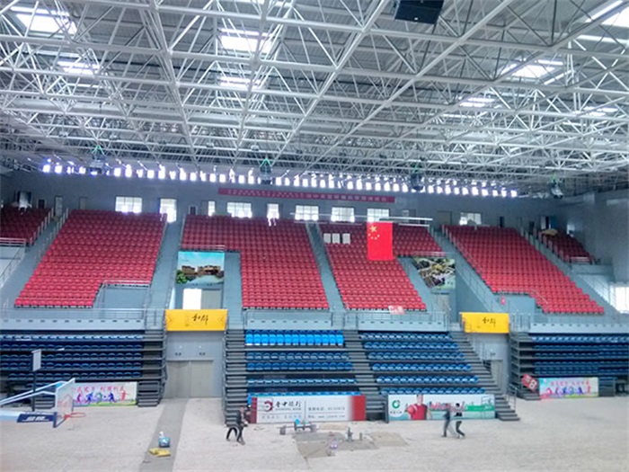 舟山阜新電廠體育館網架加工