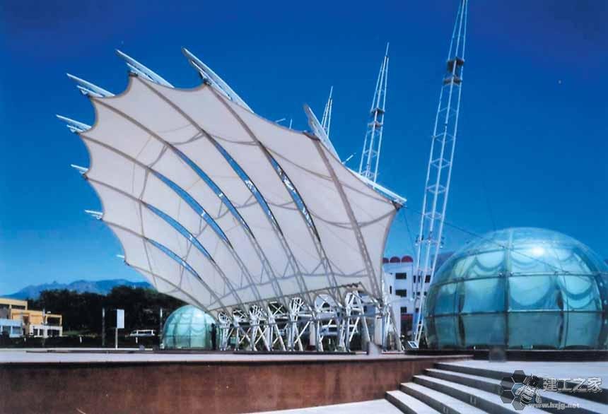 浙江車棚膜結構網架