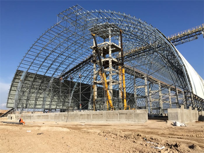 湖北山西煤機油桶翹工程網架